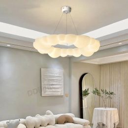 Modern Cloud Pendant Lamp Shades LED Ceiling Chandeliers Living Dining Room Hanging Lights Children's Room Bedroom Ceiling Lamps