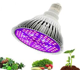 LED Grow Light Full Spectrum 30W50W80W E27 UV IR LED Growing Bulb for Indoor Hydroponics Flowers Plants LED Growth Lamp2707394