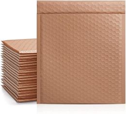 Packing Bags Mailing 50PCS Brown Bubble Padded Envelopes For Mailer Gift Packaging Self Seal Courier Storage Bag Mail Shipment3208932