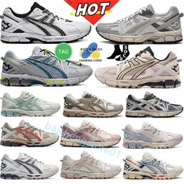 2024 Designer Running Shoes Gel Kahana8 Low Top Retro Athletic Men Women Trainers Outdoor Sports Sneakers Obsidian Grey Cream White Black Ivy b4
