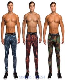Mens compression running pants sports jogger jogging tights basketball gym long pants fitness skinny leggings trousers8430639
