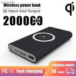 Cell Phone Power Banks 2023 New 200000mAh Wireless Power Bank Ultra-large Capacity Two-way Fast Charging For IPhone Portable External Battery PowerbankL240111