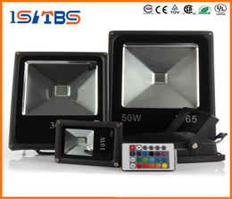 LED Flood Light AC85V265V LED Flood Light 10W 20W 30W 50W RGB Waterproof IP65 Reflector Led Floodlight Garden Spotlight Outdoor S1606098