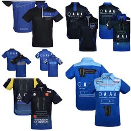 Summer motorcycle POLO shirt cross-country motorcycle riding suit casual short-sleeved quick-drying clothes plus size custom lapel racing suit