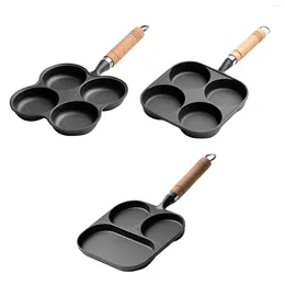 Pans Fried Egg Pan Iron Lightweight Skillet Cooker Easy To Clean Nonstick Frying