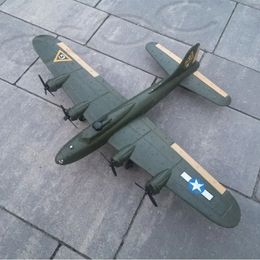CSOC RemoteControlled Aircraft with light B17 B16 F22 DropResistant FixedWing Glider Foam RC Airplane Planes 240110