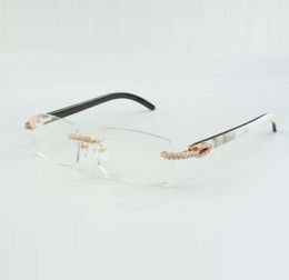 medium diamonds buffs sunglasses frames 3524012 with natural hybrid buffalo horns and 56mm lens5275943