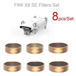 Accessories ND Philtres Sets For FIMI X8 SE 2022 ND4/ND8/ND16/ND32/CPL/UV Philtre Set Lens Philtre for FIMI X8SE 2020/X8 SE Drone Accessories