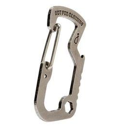 New Snap Clip Hook Keychain Keyring Carabiner Camping Snap Key Chain Multi Outdoor Metal Tool Bottle Opener K1236139068