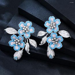 Dangle Earrings Jimbora Original Luxury For Women Bridal Wedding Gift Brand Delicate CZ Items With High Quality