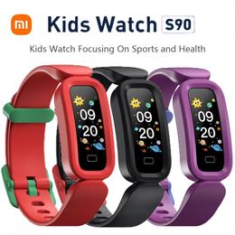 Devices 2022 Xiaomi Children's Smartwatch S90 Fitness Bracelet Waterproof Alarm Clock Sleep Monitor Sport Wristband for Kids Girls Boys