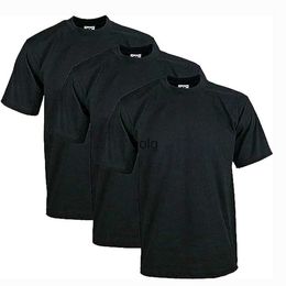 Erkekler T-Shirts Pro Club Erkekler% 100 Pamuk Kısa Kollu Mürettebat Ne T-Shirt Tek Parça Yolq