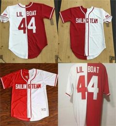 College Baseball Wears GlaMitNess Lil Yachty Sailing 44 Cheap Lil Boat Team Baseball Jerseys Double Stitched Shirt In Stock7625330