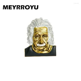 Brooches MEYRROYU Famous Figure Shape Women's European American Style Zinc Alloy Woman Pins Brooch On Bags Clothes Drop