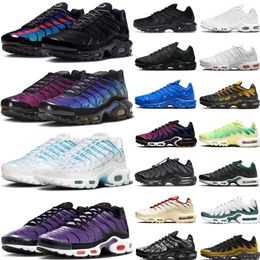 air max plus TN artı Erkek spor ayakkabı koşu ayakkabıları üçlü siyah beyaz Oreo Lava Pimento Hiper Pastel mavi hex Krater Yeşil bayan spor eğitmenleri