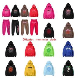 spider hoodies designer mens Embroidered web sweatshirt joggers Pullover Red Sp5der Young Thug 55555 Angel Hoodies Men womens hoodie Women Pull RSBQ