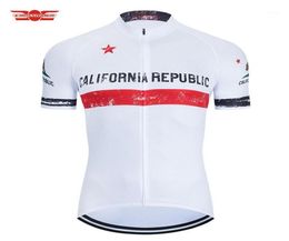 California Bear Cycling Jersey Mountain Clothing White Quick MTB Uniform Bicycle Clothes Breathale Mens Clothin14083544