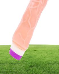 BAILE Sex Products For Women 200mm Realistic Penis Vibrating Dildos Vibrators Waterproof Massager Flexible Dong Adult Sex Toys q422395997