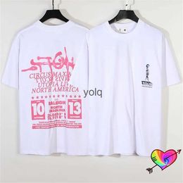 Men's T-Shirts White UTOPIA CIRCUS Tour T-shirt Men Women Spring Summer UTOPIA Tee Hip Hop Tops Cactus Ja Short Sleeveyolq