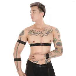 Men's Tank Tops Nightclub Sexy Chest Strap Restraint Underwear