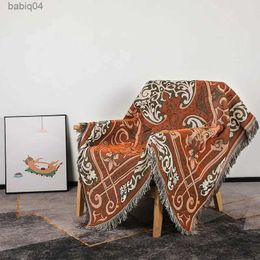 Blankets Bohemian Sofa Blanket Outdoor Camping Mat Thread Jacquard Blanket Throw Blanket Couverture