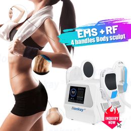 For Prefect Body Aesthetics 4 Handles Emslim neo RF Body Sculpting Beauty Device EMS Muscle Stimulate Fat Removal Build Muscle Fat Burning Muscle Trainer