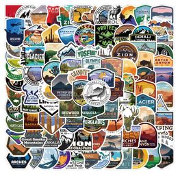 100 PCS Mixed National Park Graffiti Skateboard Stickers For Car Laptop Pad Bicycle Motorcycle PS4 Phone Luggage Decal Pvc guitar 5486773