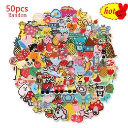 50pcs Lot Kids Iron on Patches Boys Girls Animals Random Embroidered for Clothing Jacket Mochila Jeans Designer Sew Small Cute