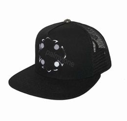 Ball Caps Cross Flower Designer Caps Baseball Hearts Mens Snapbacks Blue Black Women Hats High Quality Brand Ch Cap 23ss Chrome26623