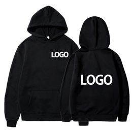 Customised Printed Men Women Hoodie Loose Casual Clothing Fashion Long Sleeve Hooded Pullover Personality Streetwear Sweatshirts 240110