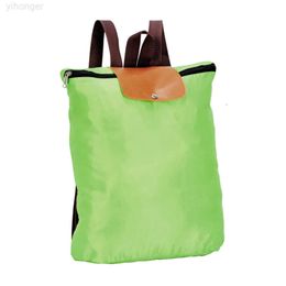 Foldable Shopping Bag with Pouch Custom Eco-friendly Ripstop Nylon Pouch Reusable Folding Polyester Shopping Bag