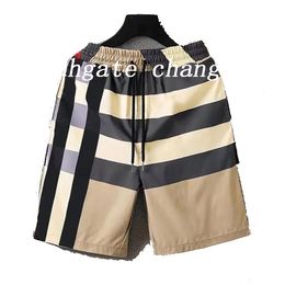 Mens and Womens Designer shorts Summer casual street wear Quick drying Swimsuit Plaid striped Print Beach Resort Beach Pants Asian size M-3XL 754844741