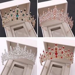 Bridal Headwear Silver Colour Women's Wedding Dress Crown Birthday Tiara For Women Party Crown Hair Accessories Headband Jewellery 240110