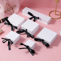 12pcs/Lot Jewellery Gift Flip Paper Box Jewellery Packaging Display for Ring Watch Necklace Storange Display Wedding Gift 240110