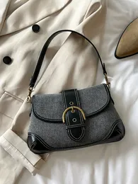 Frau Designer Luxus Mode Casual Tasche Umhängetaschen Hochwertige Handtasche Geldbörse Schlüssel Tasche #23cm