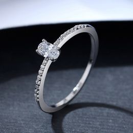 Brand AAA Zircon Ring S925 Sterling Silver Micro Set Zircon Exquisite Ring European and American Hot Popular Women High end Ring New Fashion Ring Jewelry Gift spc