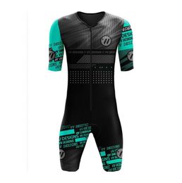 Racing Sets VvSports Designs Triathlon Cycling Jersey Skinsuit Men Cycle Wear Trisuit Short Sleeve Go Pro Bicycle Clothes Jumpsuit6852452
