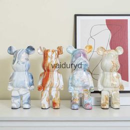 Decorative Objects Figurines 28CM violent bear ceramic hand-made ornaments display cabinet modern store toy wine storage money jarvaiduryd