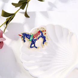 Brooches Horse Lapel Pin Brooch Metal Bag Clothes For Hat Shawl Suit