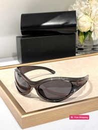 Designer Sunglasses B Family Celebrity Same Plain Face Magic Tool Cross Mirror High Quality Sunglasses for Women and Men ZMGJ