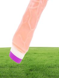 BAILE Sex Products For Women 200mm Realistic Penis Vibrating Dildos Vibrators Waterproof Massager Flexible Dong Adult Sex Toys q424151356