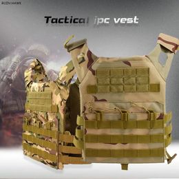 Plate Army Vest Tactical Equipment for JPC Wargame Military Vest Armour Vest Hunting Vest Black Paintball CS Protective 240110