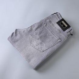 Designer Men's Jeans Designer Jeans Men's pants Top Grey metal letter nameplate vintage street casual sweatpants Jogging pants