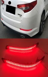 1 Set For Kia Optima K5 2011 2012 2013 LED Rear Bumper Reflector Light Rear Brake Light Tail Stop lamp Car Accessories5211006