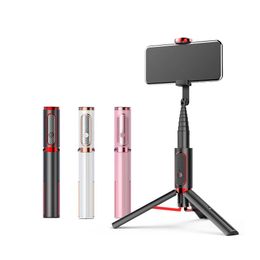 Monopods MAMEN Bluetooth Selfie Stick bezprzewodowy pilot zdalnego sterowania statyw Travel Live Photo Holder Monopod dla IOS iPhone11 Huaw