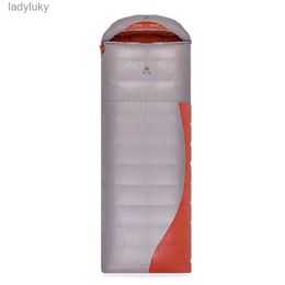 Sleeping Bags SKY ICE Spliced Envelope Large Camping Hiking Sleeping Bag Goose Down 800FP Ultralight Backpacking Sleeping Bag Adult TourismL240111