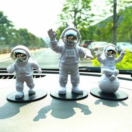 Car Interior Decor Anime Astronaut Action Figures Desk Decoration Automotive DashBoard Space Cosmonaut Moon Ornament Accessorie