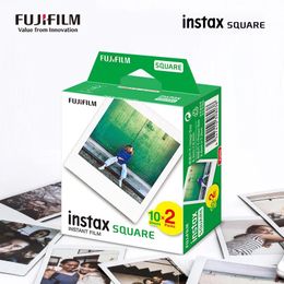Connectors Original Fujifilm Instax Square Instant White Edge Film Colour Film for Fuji Sq10 Sq6 Sq1 Sq20 Sp3 Hybrid Format Cameras