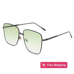 Designer Sunglasses Qianai New Sunglasses G Home M Metal Large Box Coloured Men's and Women's Same Style Sunglasses Sunshade Sunglasses 82P7