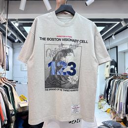 24SS Print T-Shirt Men Women 1 Quality Oversized Tee Top Streetwear T Shirt